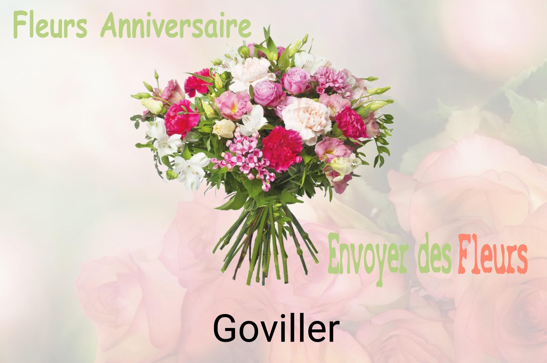 Bouquet de fleurs d’anniversaire livré à Goviller